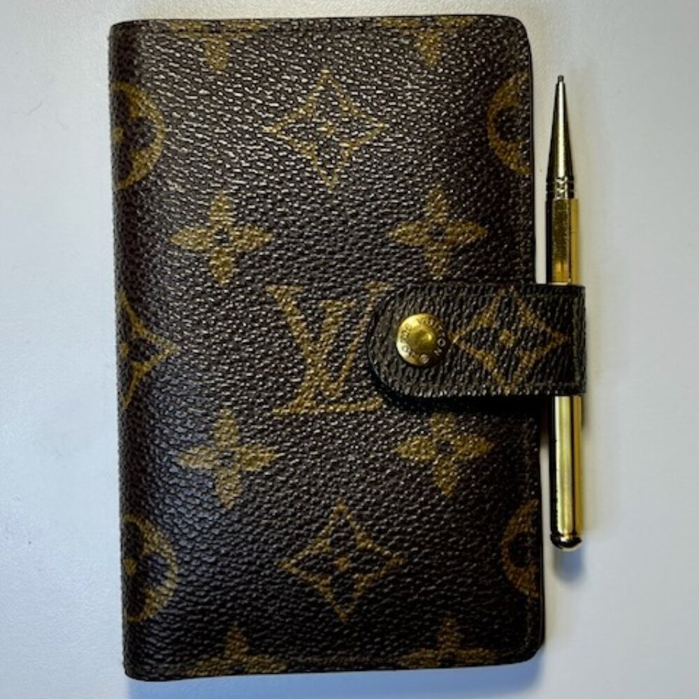 Louis Vuitton Small Address Book with Pencil, Vintage